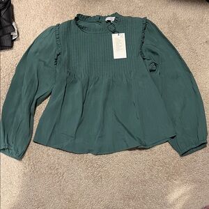 Taylor Tillman New York Elegant Green Women's Top size S